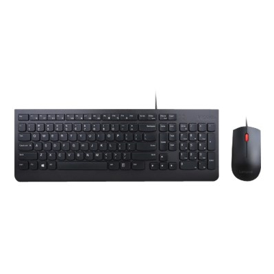 Lenovo Essential Wired Combo - Keyboard and mouse set - USB - Italian - for ThinkBook 14